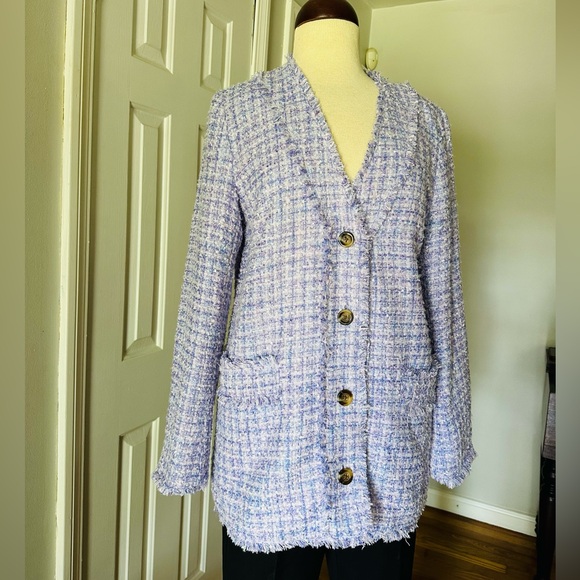 Ann Taylor Tweed Jacket, Size 8 - Picture 4 of 12
